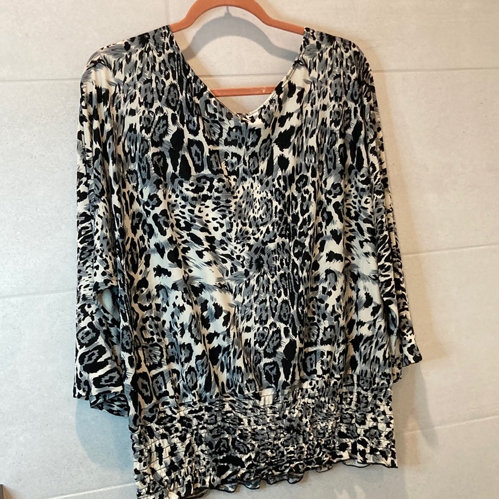 Isabella Rodriguez Leopard Print Top